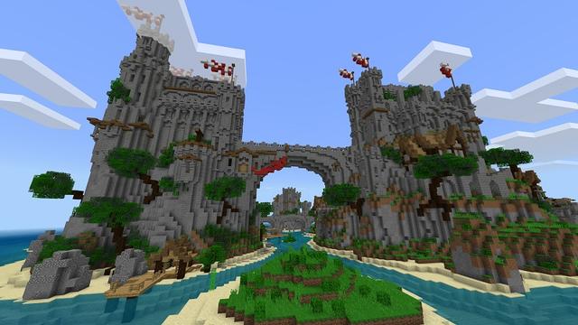 Screenshot of the Minecraft Bedrock Marketplace product Seaview Castle created by Razzleberries.