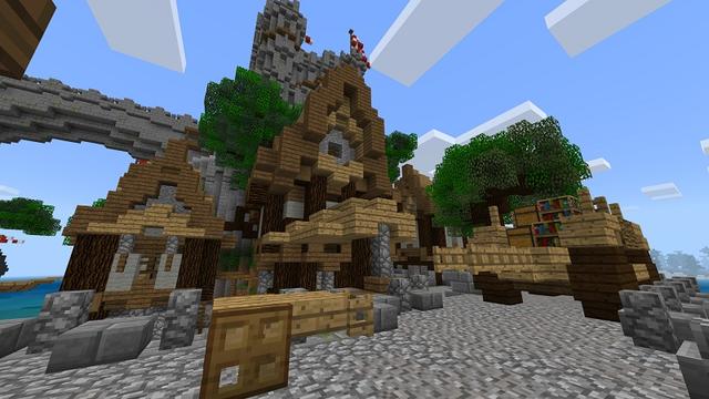 Screenshot of the Minecraft Bedrock Marketplace product Seaview Castle created by Razzleberries.