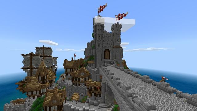 Screenshot of the Minecraft Bedrock Marketplace product Seaview Castle created by Razzleberries.