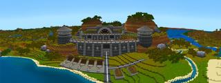 Panorama of the Minecraft Bedrock Marketplace product Secret Laboratory Bunker created by Razzleberries.