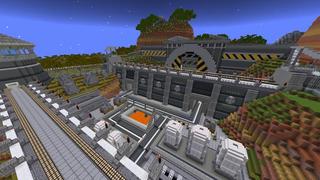 Screenshot of the Minecraft Bedrock Marketplace product Secret Laboratory Bunker created by Razzleberries.