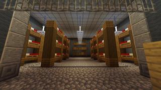 Screenshot of the Minecraft Bedrock Marketplace product Secret Laboratory Bunker created by Razzleberries.