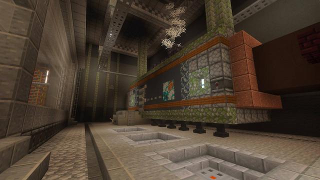 Screenshot of the Minecraft Bedrock Marketplace product Secret Laboratory Bunker created by Razzleberries.