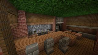 Screenshot of the Minecraft Bedrock Marketplace product Secret Lava House created by Razzleberries.