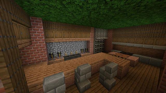 Screenshot of the Minecraft Bedrock Marketplace product Secret Lava House created by Razzleberries.