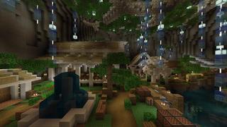 Screenshot of the Minecraft Bedrock Marketplace product Secret Mountain Base created by Razzleberries.