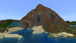 Screenshot of the Minecraft Bedrock Marketplace product Secret Mountain Base created by Razzleberries.