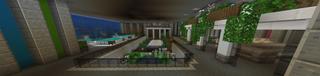 Panorama of the Minecraft Bedrock Marketplace product Secret Underground Base created by Razzleberries.