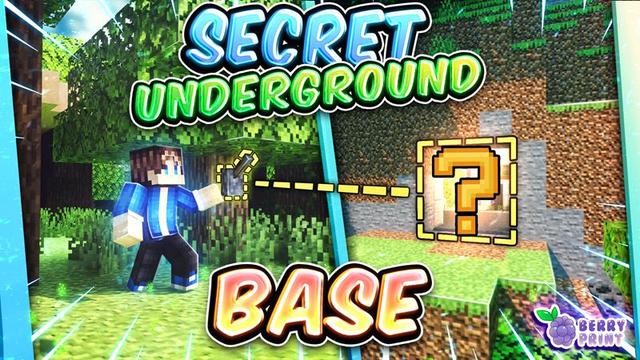 Thumbnail of the Minecraft Bedrock Marketplace product Secret Underground Base created by Razzleberries.
