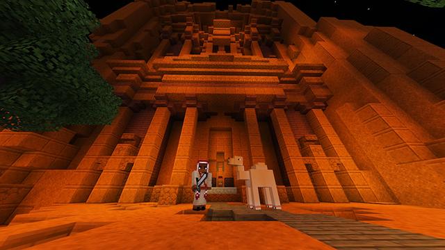 Screenshot of the Minecraft Bedrock Marketplace product Seven Wonders created by Razzleberries.
