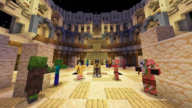 Screenshot of the Minecraft Bedrock Marketplace product Seven Wonders created by Razzleberries.
