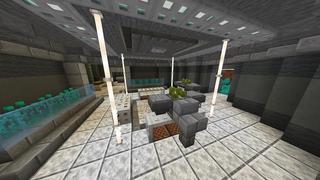 Screenshot of the Minecraft Bedrock Marketplace product Simple Spawns Alien Base created by Razzleberries.