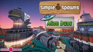 Thumbnail of the Minecraft Bedrock Marketplace product Simple Spawns Alien Base created by Razzleberries.