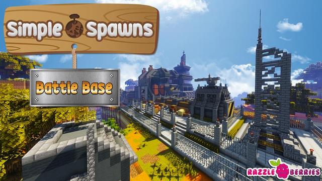 Thumbnail of the Minecraft Bedrock Marketplace product Simple Spawns Battle Base created by Razzleberries.