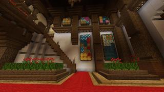 Screenshot of the Minecraft Bedrock Marketplace product Simple Spawns Castle City created by Razzleberries.