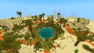 Screenshot of the Minecraft Bedrock Marketplace product Simple Spawns: Desert Temple created by Razzleberries.