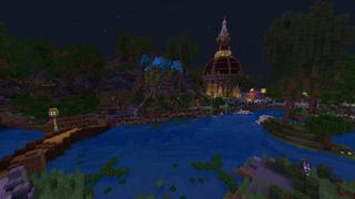 Screenshot of the Minecraft Bedrock Marketplace product Simple Spawns Flower Town created by Razzleberries.