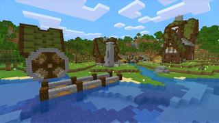 Screenshot of the Minecraft Bedrock Marketplace product Simple Spawns: Green Grove created by Razzleberries.