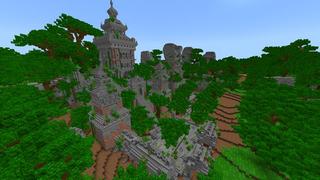 Screenshot of the Minecraft Bedrock Marketplace product Simple Spawns Jungle Ruins created by Razzleberries.