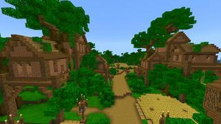 Screenshot of the Minecraft Bedrock Marketplace product Simple Spawns Jungle Ruins created by Razzleberries.