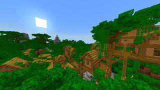 Screenshot of the Minecraft Bedrock Marketplace product Simple Spawns Jungle Ruins created by Razzleberries.