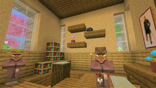 Screenshot of the Minecraft Bedrock Marketplace product Simple Spawns: Magic Forest created by Razzleberries.