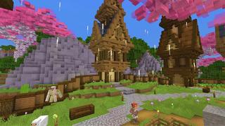 Screenshot of the Minecraft Bedrock Marketplace product Simple Spawns: Magic Forest created by Razzleberries.