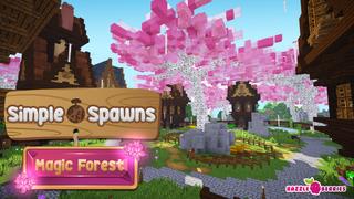 Thumbnail of the Minecraft Bedrock Marketplace product Simple Spawns: Magic Forest created by Razzleberries.