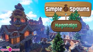 Thumbnail of the Minecraft Bedrock Marketplace product Simple Spawns Megataiga created by Razzleberries.