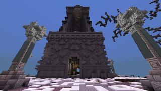 Screenshot of the Minecraft Bedrock Marketplace product Simple Spawns: Mist City created by Razzleberries.