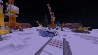 Screenshot of the Minecraft Bedrock Marketplace product Simple Spawns: North Pole created by Razzleberries.