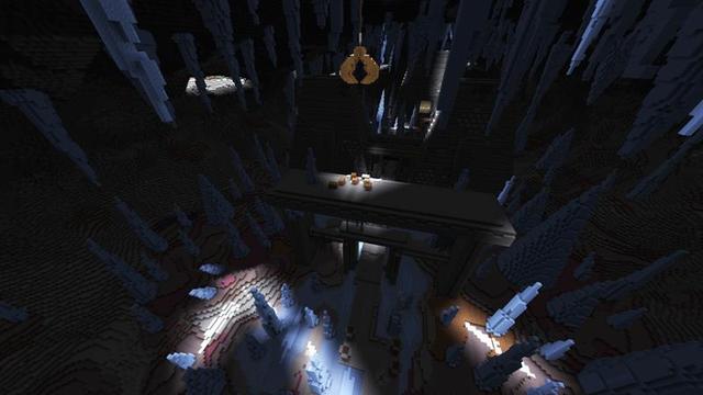 Screenshot of the Minecraft Bedrock Marketplace product Simple Spawns: North Pole created by Razzleberries.