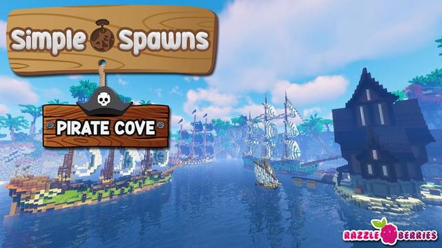 Thumbnail of the Minecraft Bedrock Marketplace product Simple Spawns: Pirate Cove created by Razzleberries.