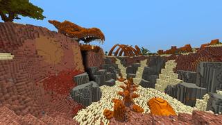 Screenshot of the Minecraft Bedrock Marketplace product Simple Spawns: Sand City created by Razzleberries.