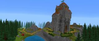 Panorama of the Minecraft Bedrock Marketplace product Einfache Spawns: Fichtenfried created by Razzleberries.