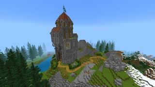 Screenshot of the Minecraft Bedrock Marketplace product Einfache Spawns: Fichtenfried created by Razzleberries.