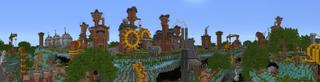 Panorama of the Minecraft Bedrock Marketplace product Simple Spawns: Trench Town created by Razzleberries.