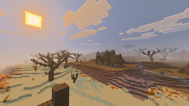 Screenshot of the Minecraft Bedrock Marketplace product Simple Spawns: Wall Bunker created by Razzleberries.