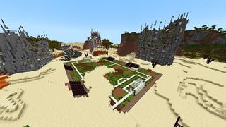 Screenshot of the Minecraft Bedrock Marketplace product Simple Spawns: Wall Bunker created by Razzleberries.