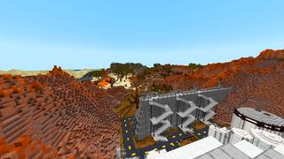 Screenshot of the Minecraft Bedrock Marketplace product Simple Spawns: Wall Bunker created by Razzleberries.