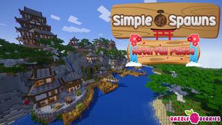 Thumbnail of the Minecraft Bedrock Marketplace product Simple Spawns Waterfall Palace created by Razzleberries.
