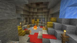 Screenshot of the Minecraft Bedrock Marketplace product Simple Spawns: Winter Castle created by Razzleberries.