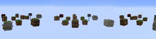 Panorama of the Minecraft Bedrock Marketplace product Sky Bench created by Razzleberries.