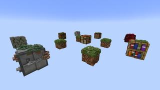 Screenshot of the Minecraft Bedrock Marketplace product Sky Bench created by Razzleberries.