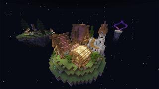 Screenshot of the Minecraft Bedrock Marketplace product Sky Chickens created by Razzleberries.
