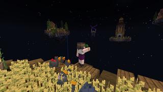 Screenshot of the Minecraft Bedrock Marketplace product Sky Chickens created by Razzleberries.