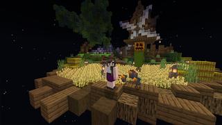 Screenshot of the Minecraft Bedrock Marketplace product Sky Chickens created by Razzleberries.