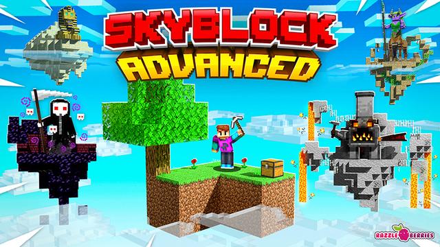 Thumbnail of the Minecraft Bedrock Marketplace product Skyblock Advanced created by Razzleberries.