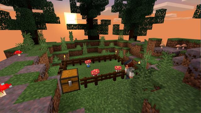 Screenshot of the Minecraft Bedrock Marketplace product Skyblock Pets created by Razzleberries.