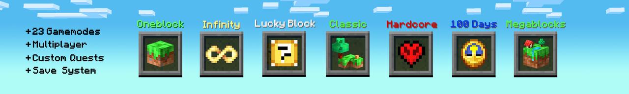 Panorama of the Minecraft Bedrock Marketplace product Skyblock 2 created by Razzleberries.